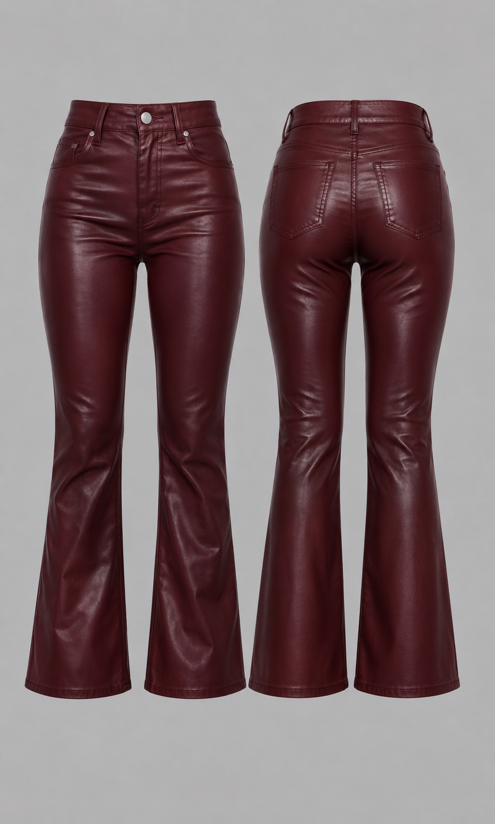 Notchural Kouture High-Waist Wax Jeans